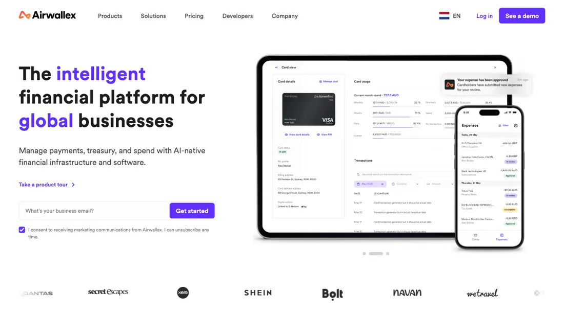 Airwallex product