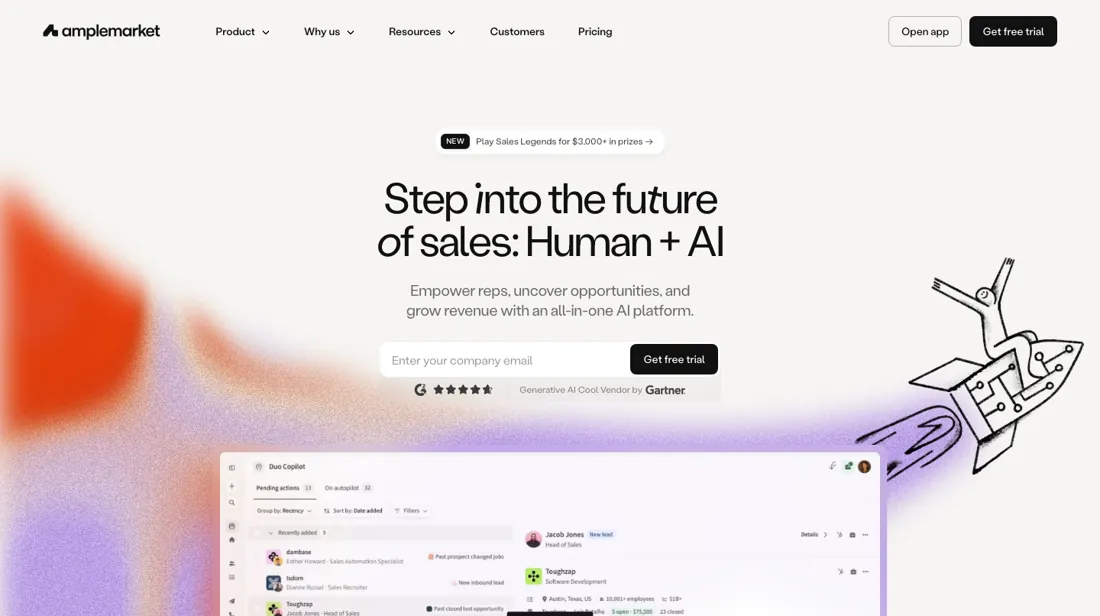 Amplemarket product