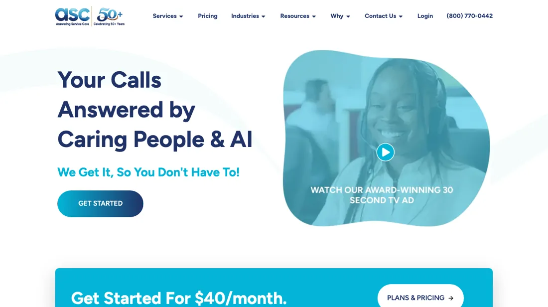 Answering Service Care product