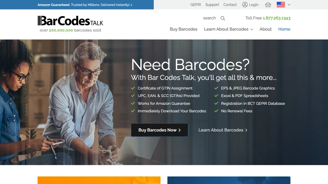 Barcodes Talk product