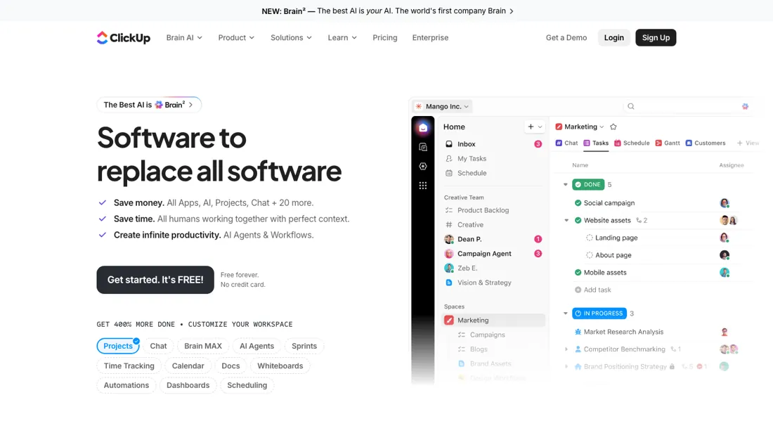 ClickUp product