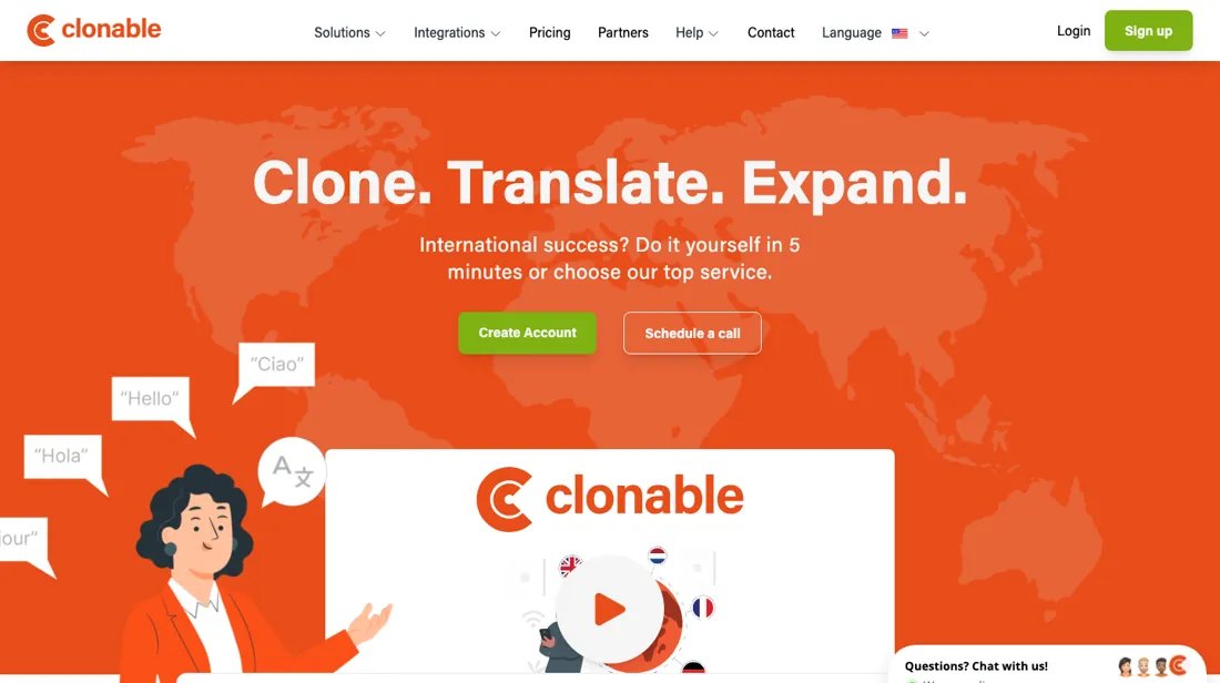 Clonable product