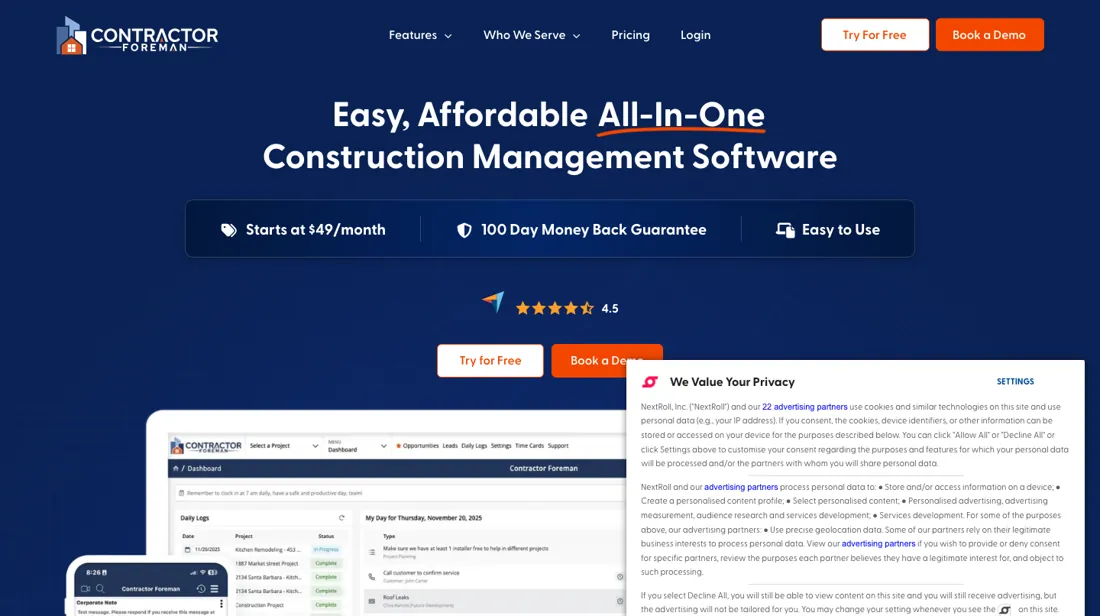 Contractor Foreman product