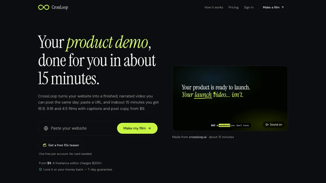 CrossLoop product