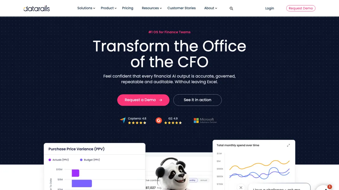 Datarails product