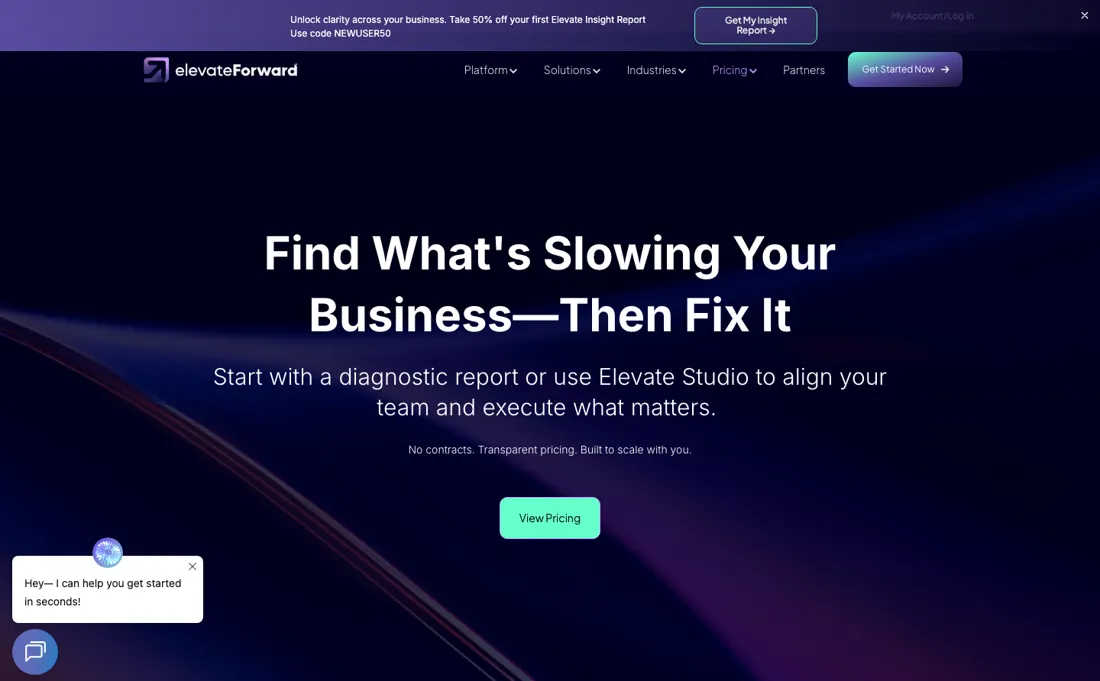 ElevateForward pricing page