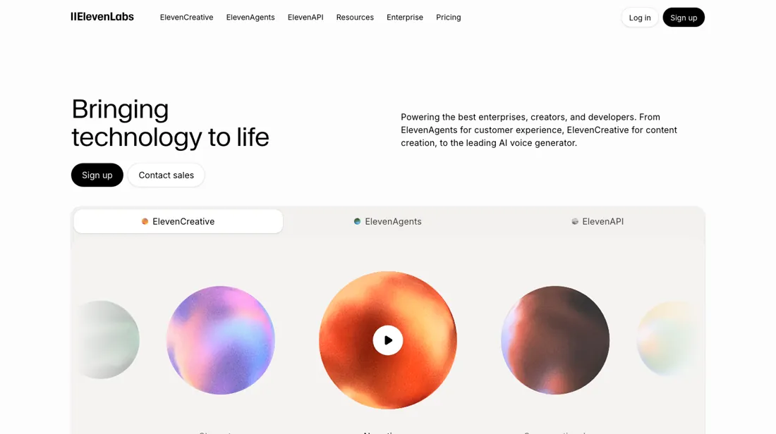 ElevenLabs product