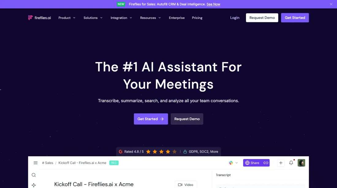 Fireflies.ai product