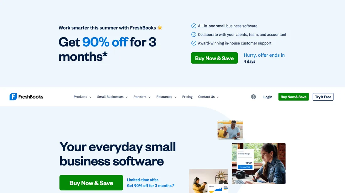 FreshBooks product