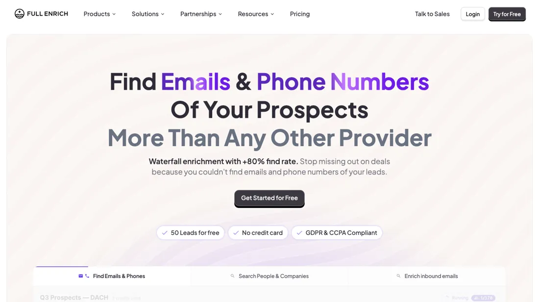 FullEnrich product