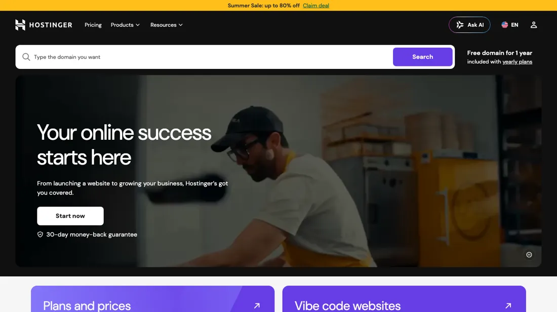 Hostinger product