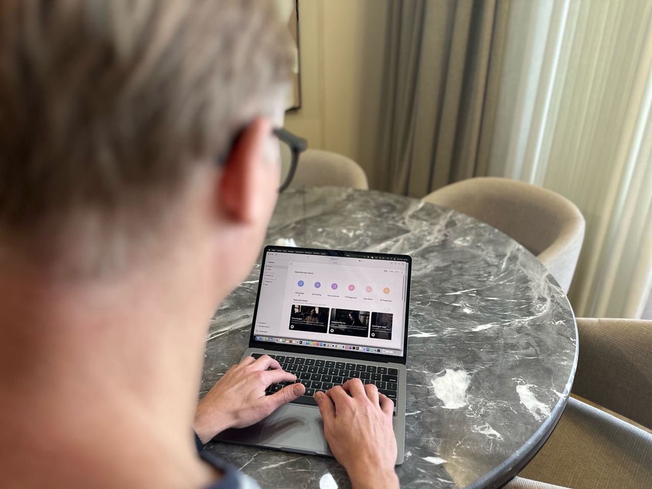 Daan testing EVI's real-time emotional stream in the Hume AI sandbox