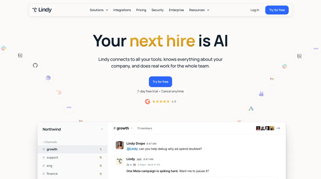 Lindy.ai product