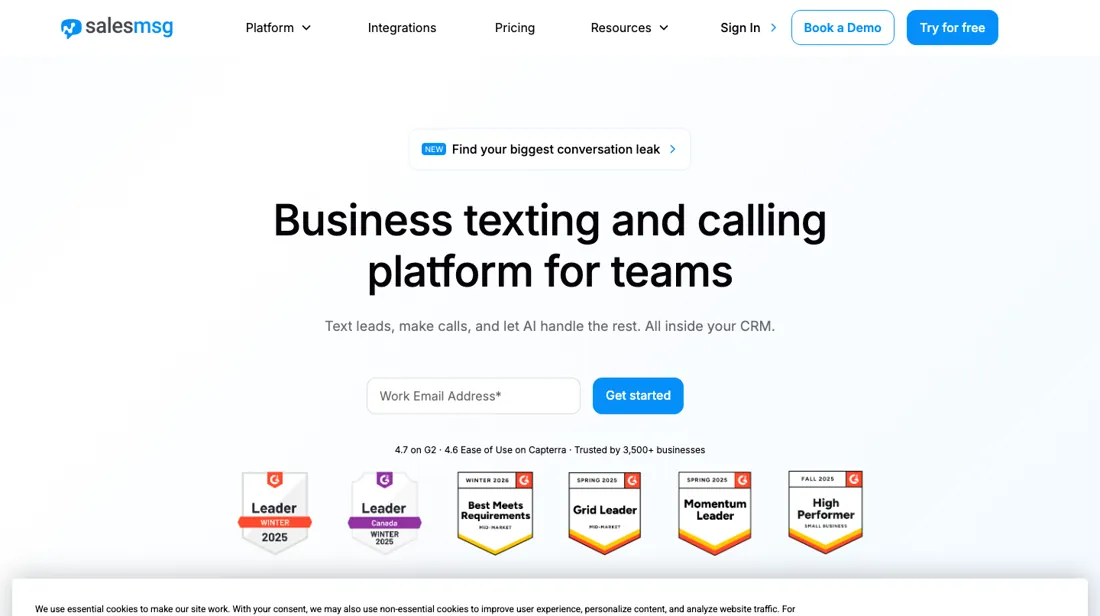 Salesmsg product
