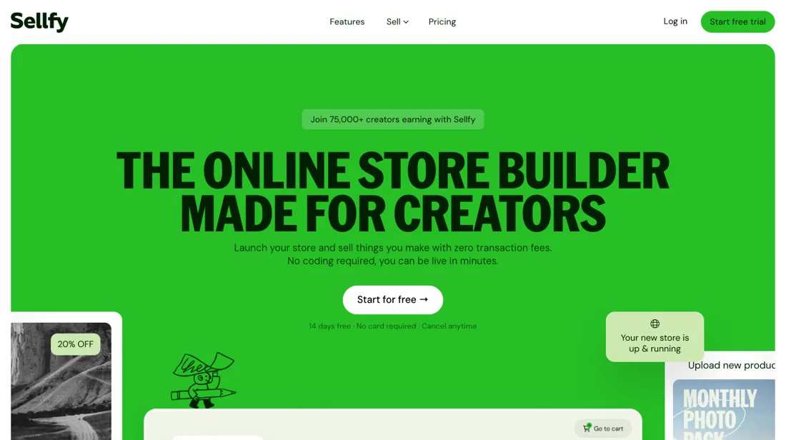 Sellfy product