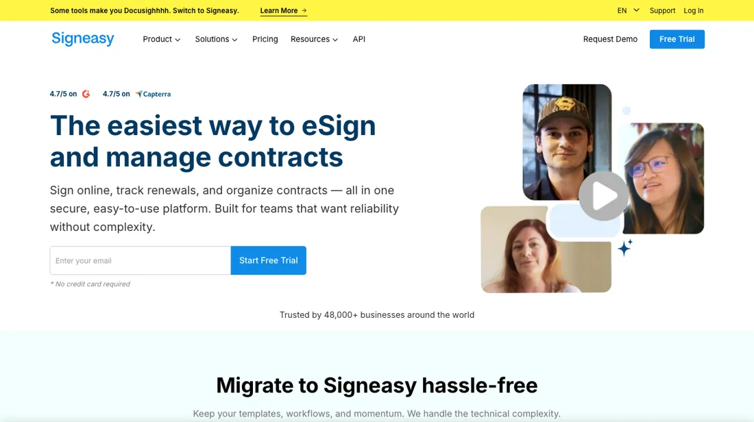 Signeasy product