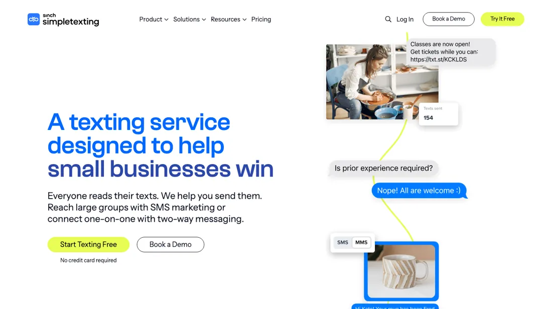 SimpleTexting product