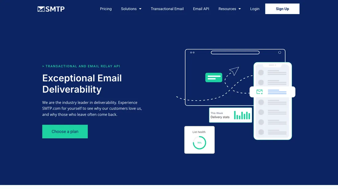 SMTP.com product