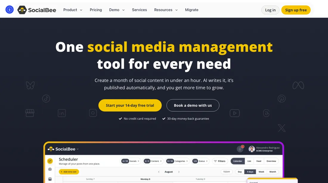 SocialBee product