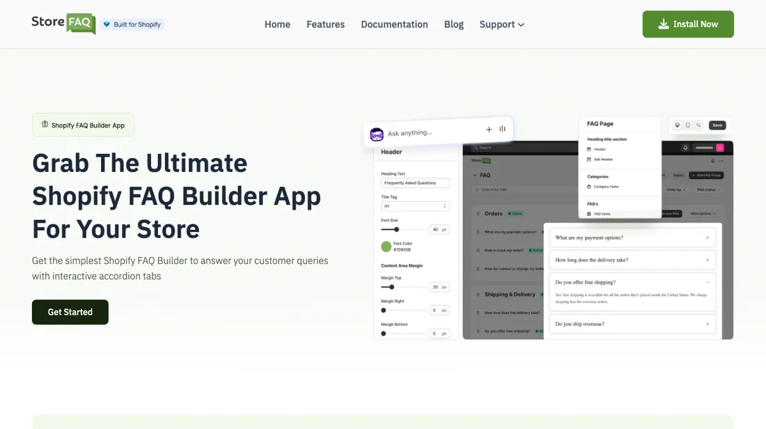 StoreFAQ product