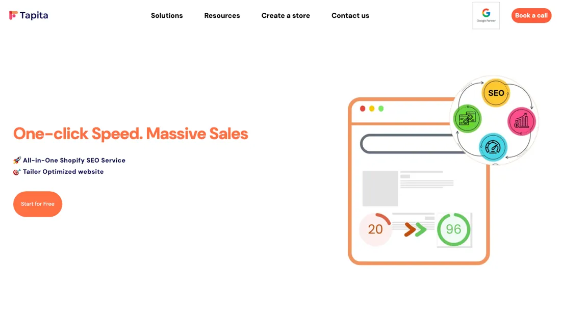 Tapita AI SEO Blog Builder product