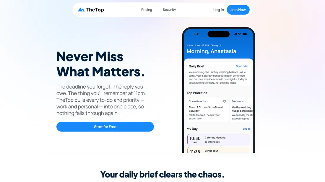 TheTop product
