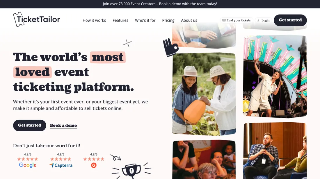 TicketTailor product