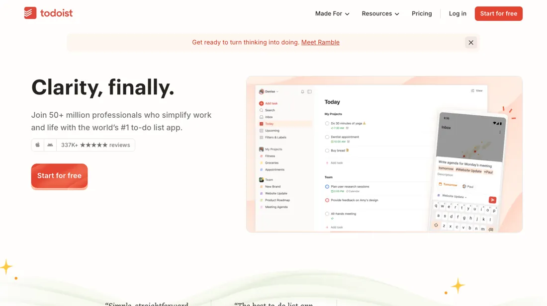 Todoist product