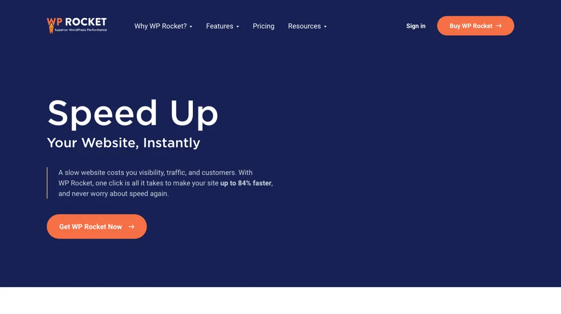 WP Rocket product
