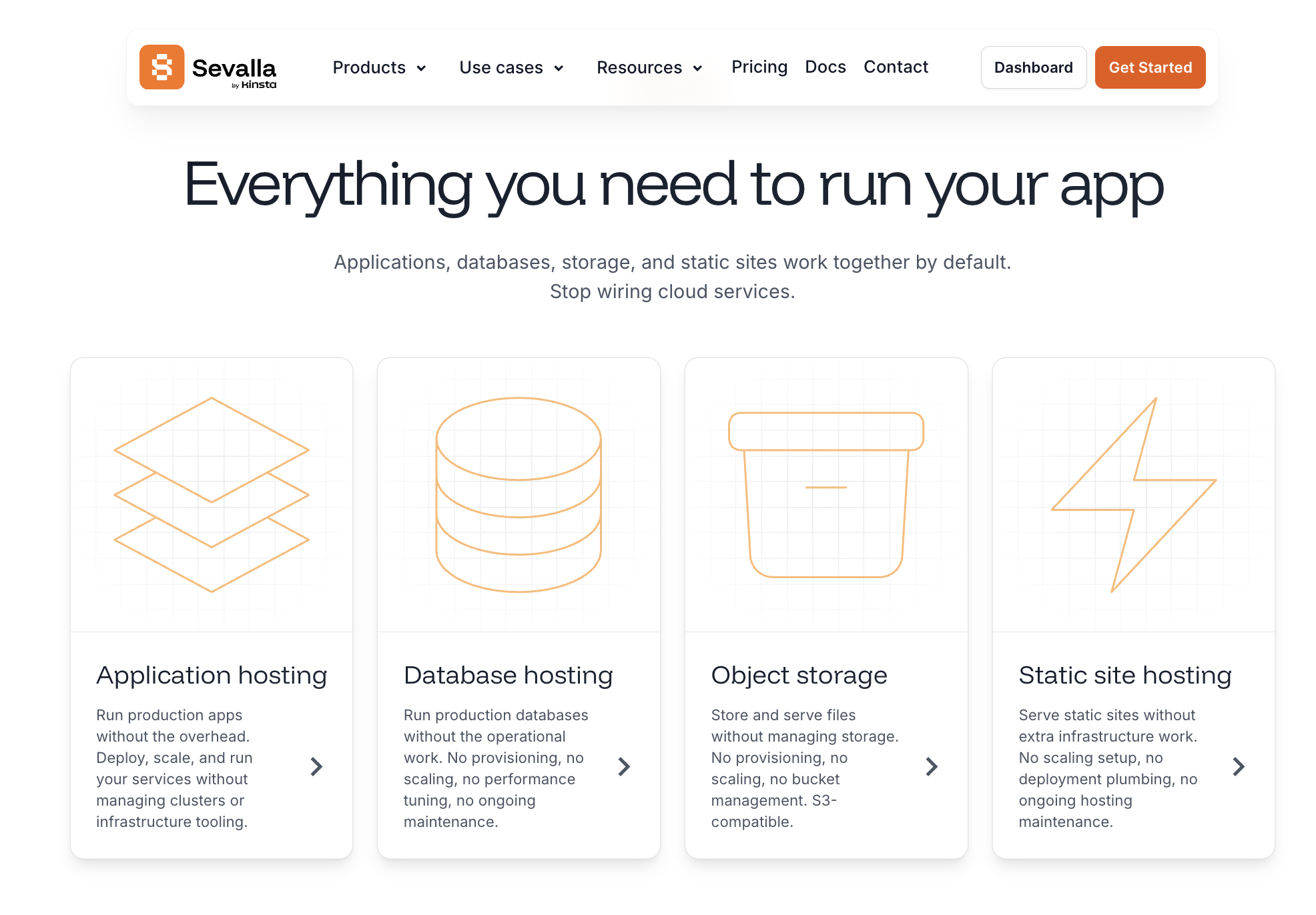 Sevalla screenshot