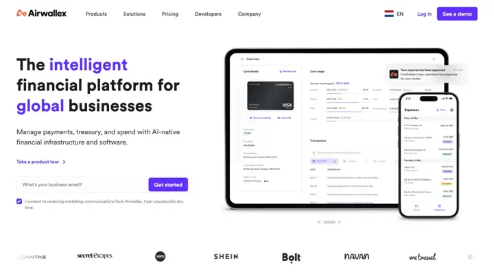 Airwallex product page