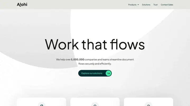 Alohi product page