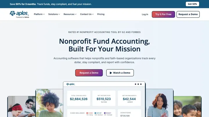 Aplos product page