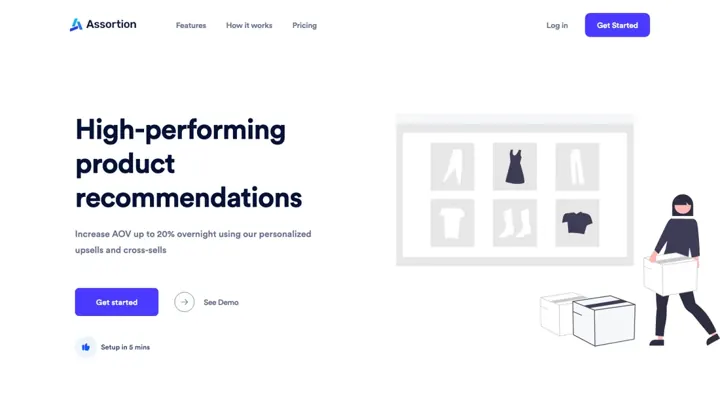 Assortion product page