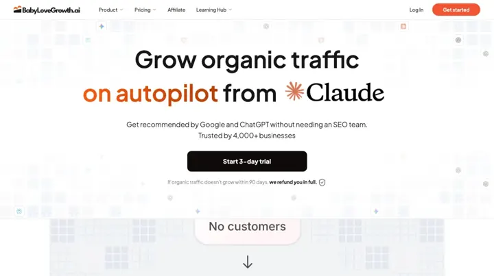 BabyLoveGrowth product page