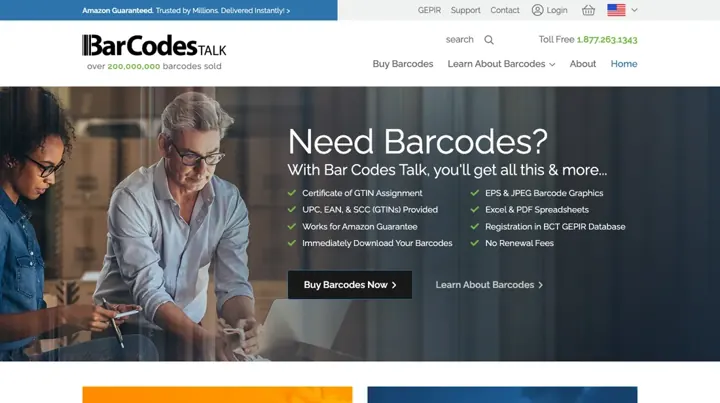 Barcodes Talk product page