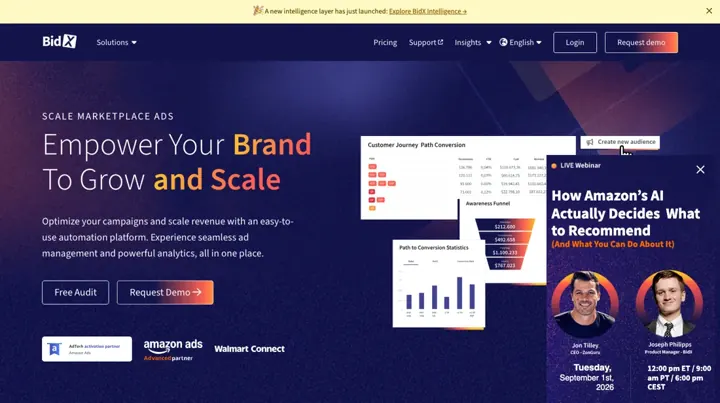 BidX product page