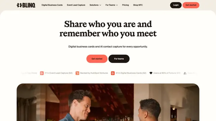 Blinq product page