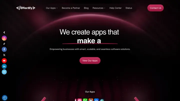 Blocky product page