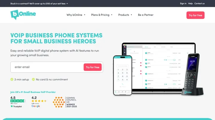 bOnline product page
