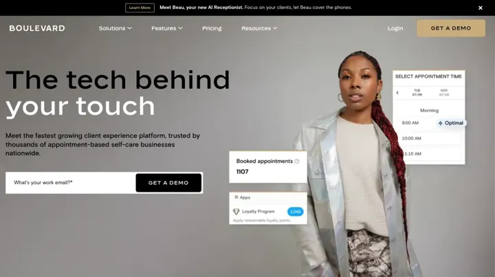 Boulevard product page