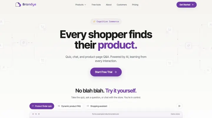 Brandye product page