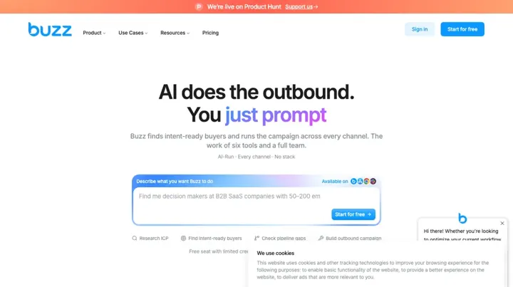 Buzz.ai product page