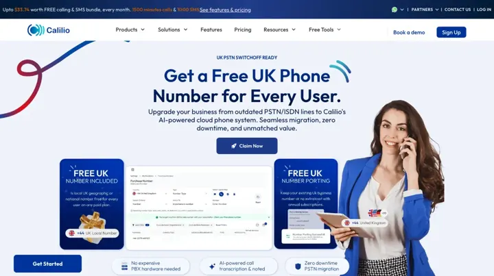 Calilio product page