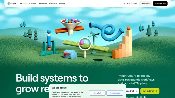 Clay product page