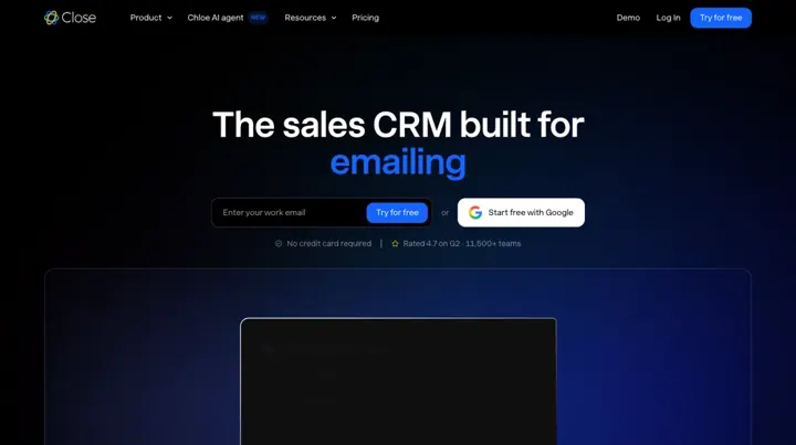 Close product page