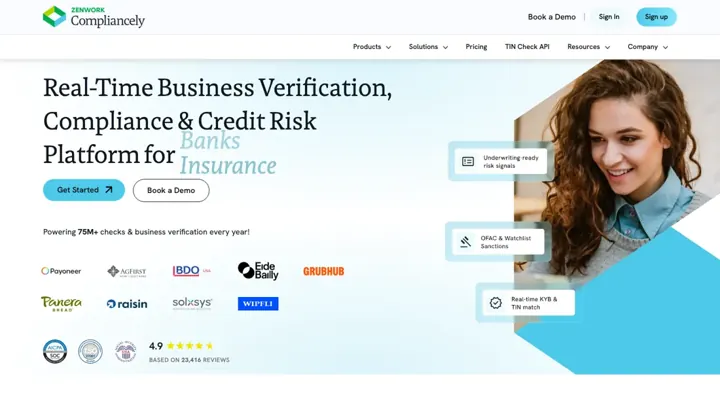 Compliancely product page