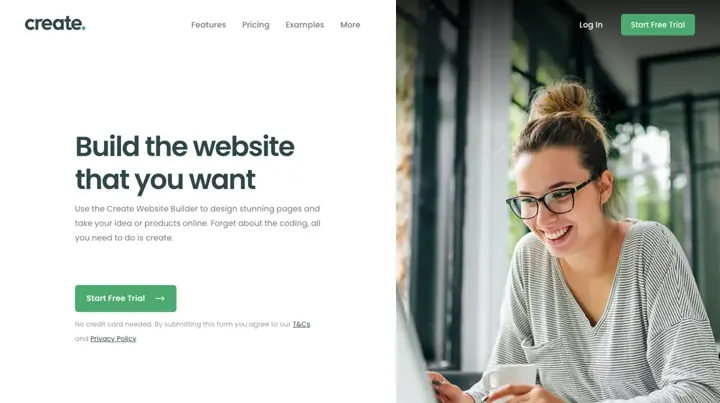 Create product page