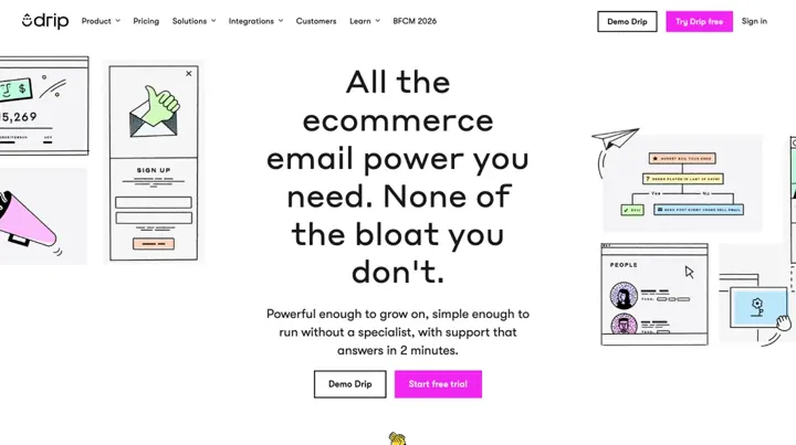 Drip product page