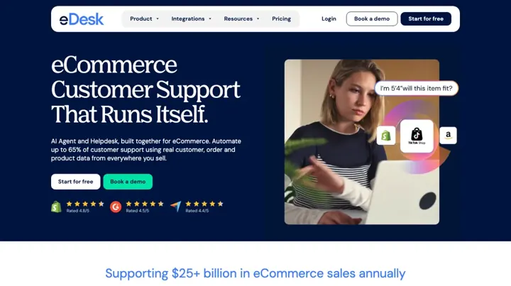 eDesk product page